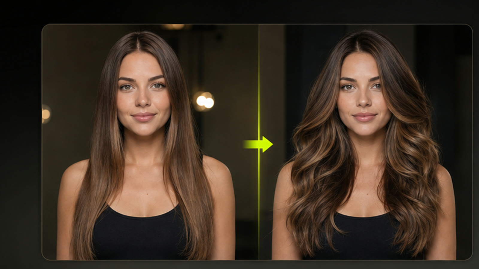 AI hairstyle changer virtual hairstyle result examples